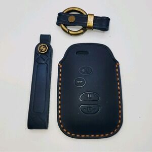 Key Fob Cover for Toyota Blue‎ Leather Key Case Keychain